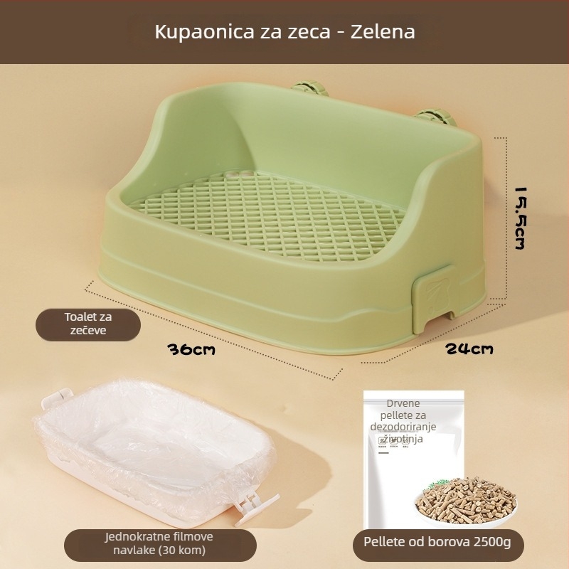 Weibi plastična toaletna posuda za kućne ljubimce – tip razdvojivog dizajna; materijal: plast; kapacitet: velik; podrijetlo: Šangaj; 30 komada u pakiranju