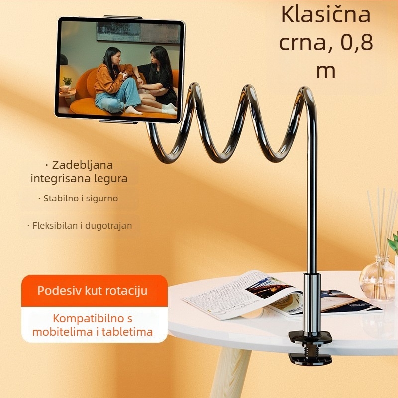 Držač za tablet – Noćni višenamjenski stalak za telefon i tablet, kompatibilan s iPadom i drugim tabletima, mogući prilagođeni uzorci