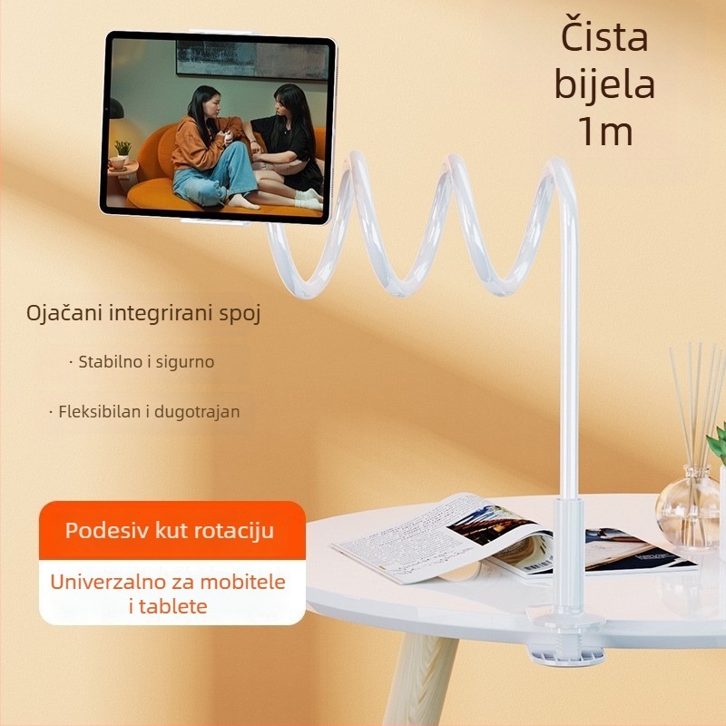 Držač za tablet – Noćni višenamjenski stalak za telefon i tablet, kompatibilan s iPadom i drugim tabletima, mogući prilagođeni uzorci