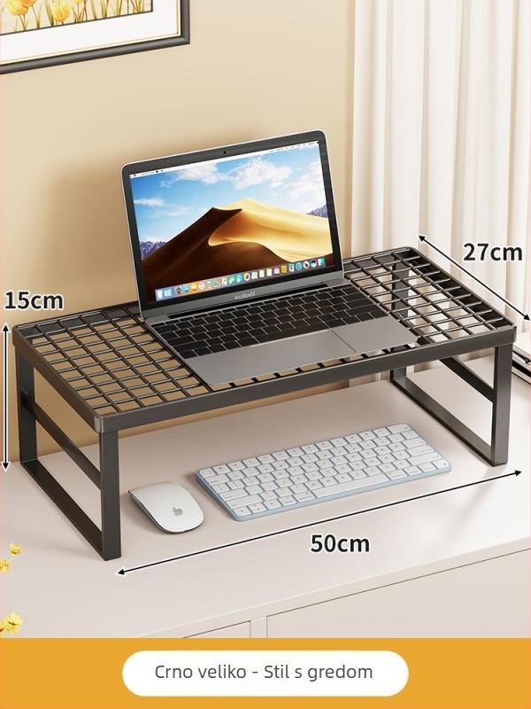 Stalak za notebook i računalo — rotirajući stolni viseći držač — model Afehkf-421651