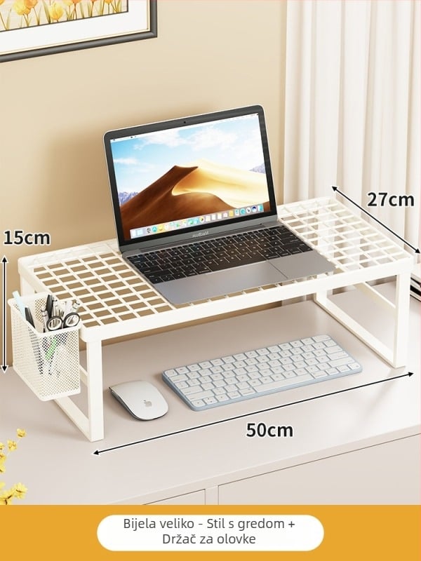 Stalak za notebook i računalo — rotirajući stolni viseći držač — model Afehkf-421651