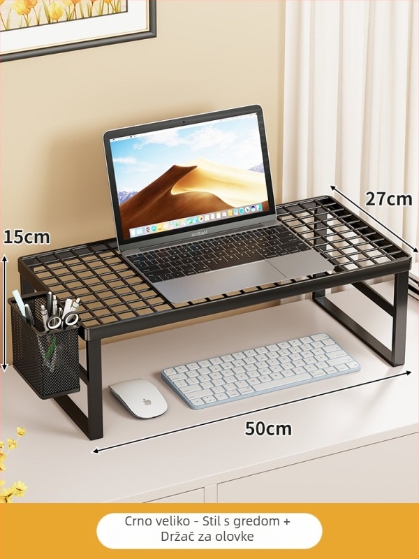 Stalak za notebook i računalo — rotirajući stolni viseći držač — model Afehkf-421651