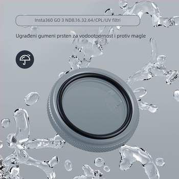 Amagisn vodootporni zaštitni filter objektiva za Insta360 GO3/GO3S/GO2 (Brend: Amagisn, Model: go3 filter, Primjenjivi modeli: Go3s/3/2, Nakon prodajne službe: tri garancije)