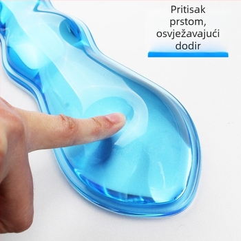 Silikonska podloga za miš s podrškom za zglob, protuklizna, injekcijsko oblikovanje, model g173