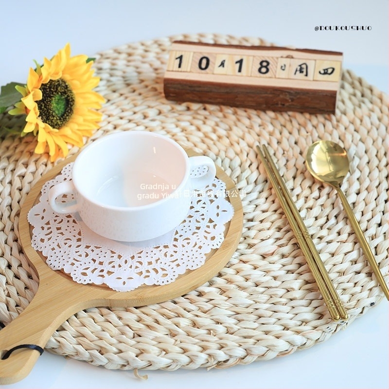 Set rekvizita za fotografiranje hrane u vrtiću — bambusni pladanj, kalendar, pozadina s suncokretima, mali predmeti (Šifra proizvoda YY739809105974; Značka: Other; Međunarodni izvoz: Ne)