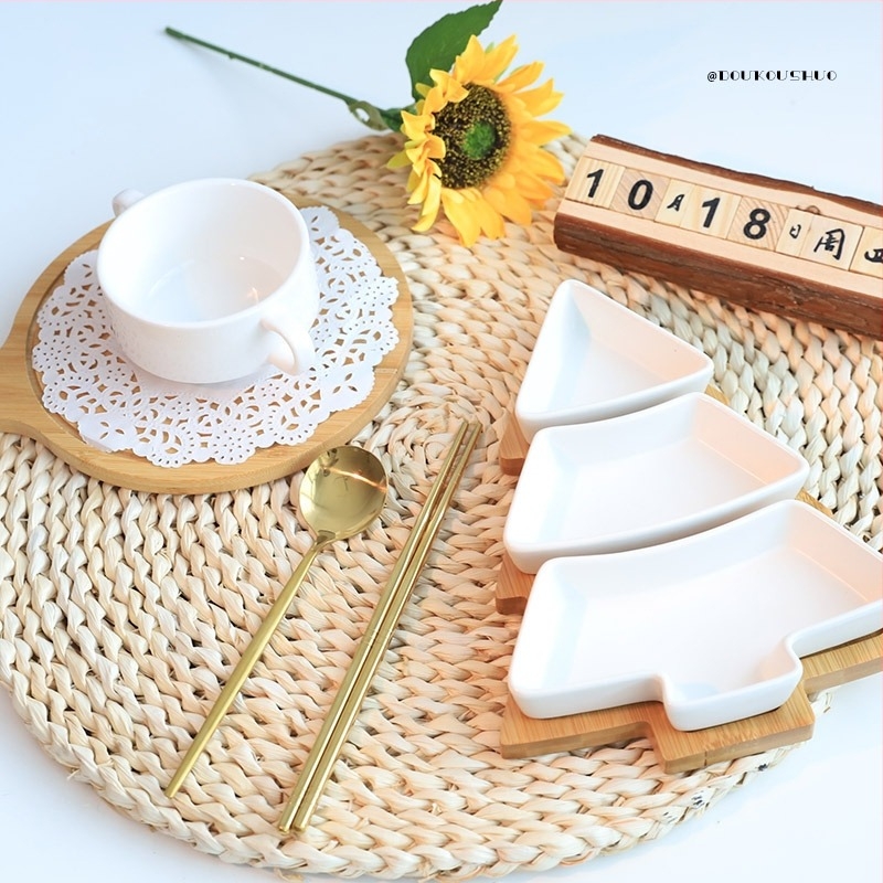 Set rekvizita za fotografiranje hrane u vrtiću — bambusni pladanj, kalendar, pozadina s suncokretima, mali predmeti (Šifra proizvoda YY739809105974; Značka: Other; Međunarodni izvoz: Ne)