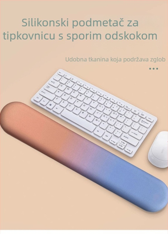 Gaming podloga za tipkovnicu i miš, protuklizna gumena podloga, injekcijsko lijevanje, jednostrana konstrukcija