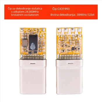 USB audio dekoder Bartok Y01, kompatibilan s Type-C portom