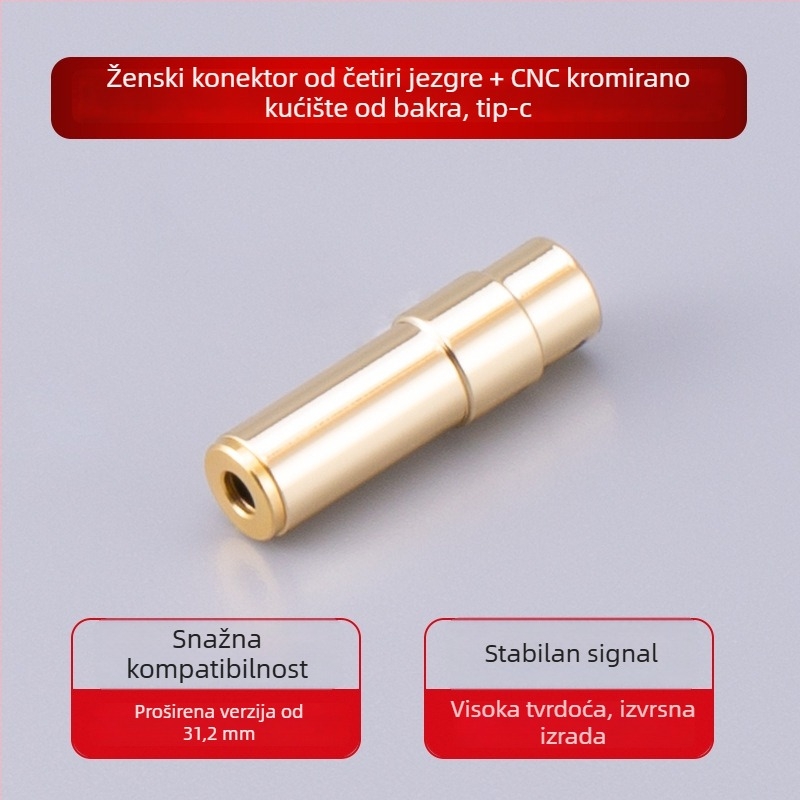 USB audio dekoder Bartok Y01, kompatibilan s Type-C portom