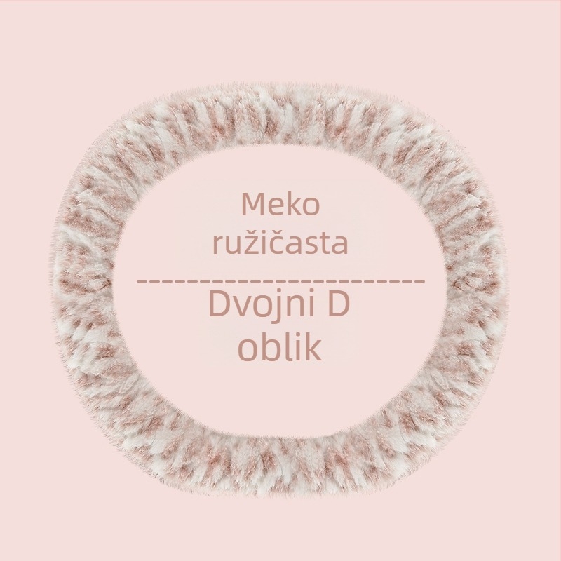 Navlaka za volan automobila – unisex, zimski model, umjetni pliš, protuklizni, minimalistički stil (Umjetni pliš, Univerzalna instalacija, Zima, Univerzalne marke automobila, Minimalistički stil)