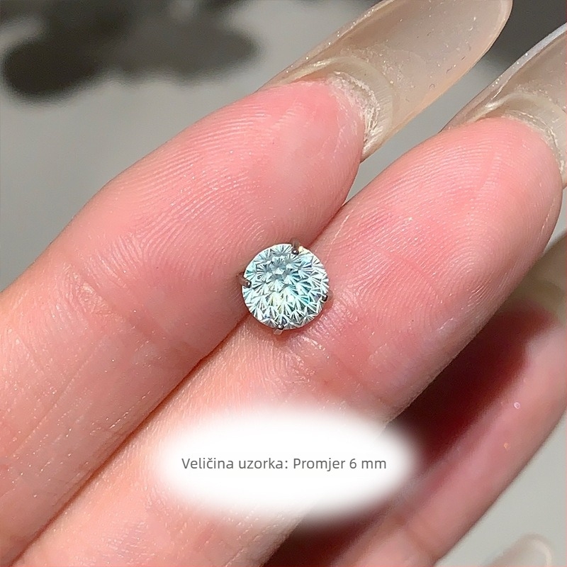 Gradijentni dizajn s 5A Zircon Ear Bone Nail, medicinsko titan čelična naušnica, pogodna za spavanje