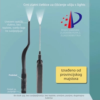 Svetleći alat za čišćenje uha — profesionalni alat, branda Excellent Doctor