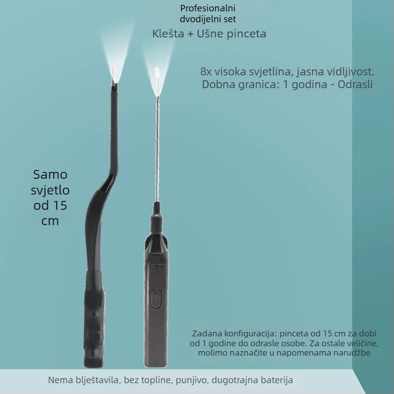 Svetleći alat za čišćenje uha — profesionalni alat, branda Excellent Doctor