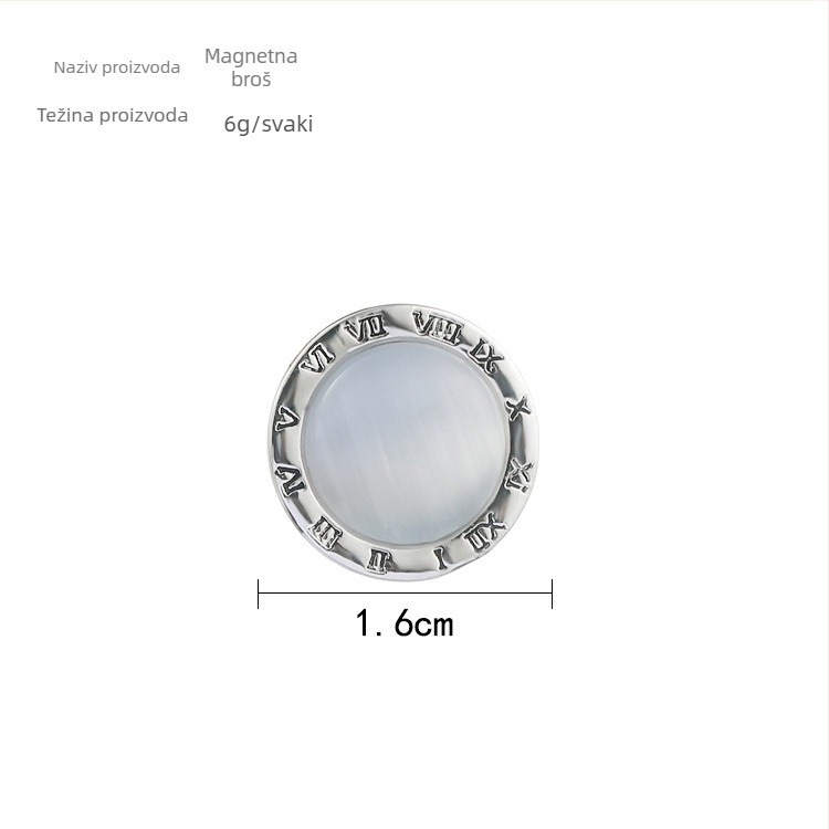 Ovratnički pin, koreanskog stila, unisex, legura, elektroplatiranje