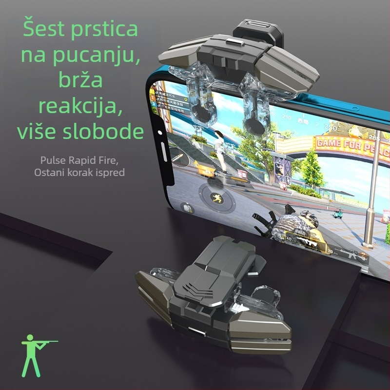 Game kontroler JS-65 za Android telefon, USB sučelje, bežična veza, bez vibracije, ABS+metal konstrukcija, težina 31 g
