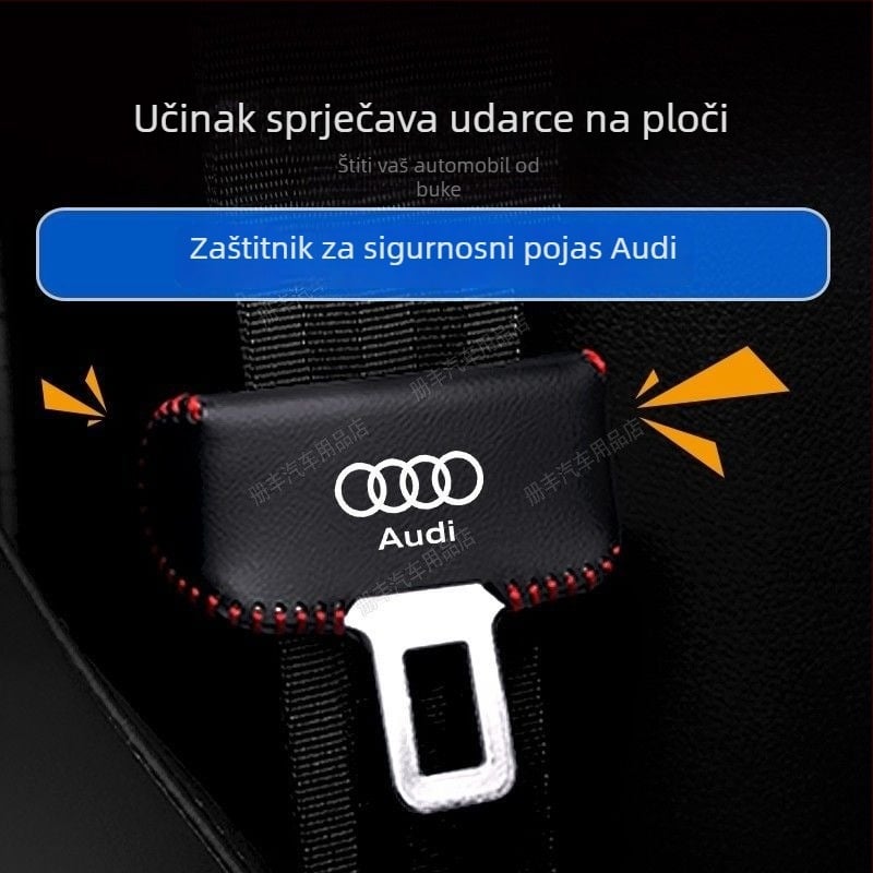 Zaštitni poklopac utičnice sigurnosnog pojasa – otpornost na sudar, kompatibilan s A6L/A4L/Q5L/A3/Q3/Q4/Q2L/A7L; Marka: Set of pei