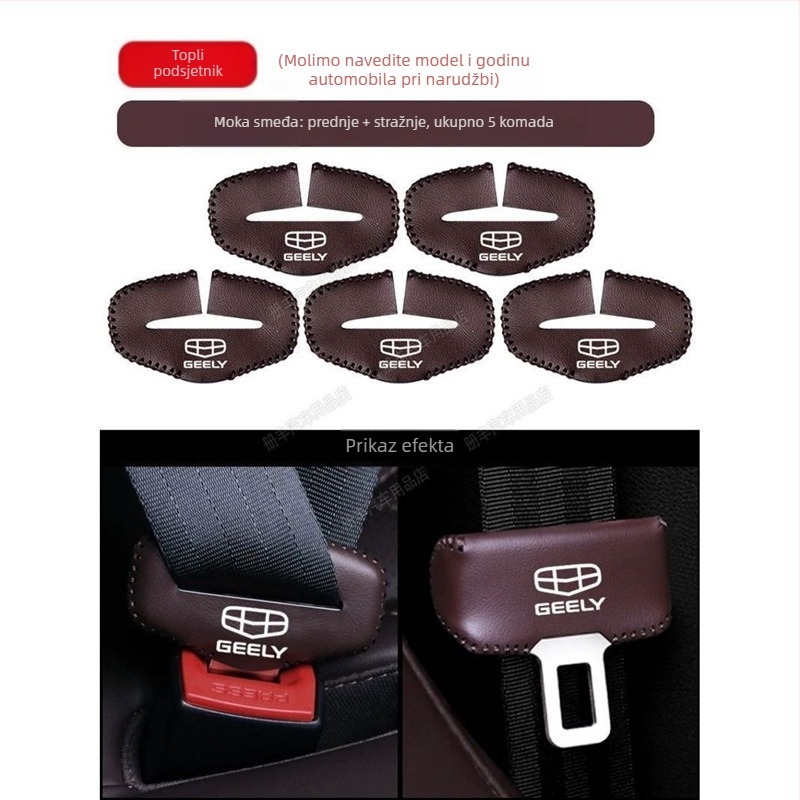 Zaštitni poklopac utičnice sigurnosnog pojasa – otpornost na sudar, kompatibilan s A6L/A4L/Q5L/A3/Q3/Q4/Q2L/A7L; Marka: Set of pei