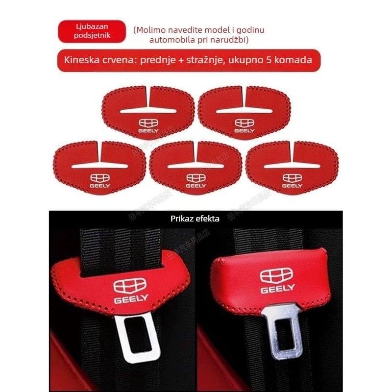 Zaštitni poklopac utičnice sigurnosnog pojasa – otpornost na sudar, kompatibilan s A6L/A4L/Q5L/A3/Q3/Q4/Q2L/A7L; Marka: Set of pei