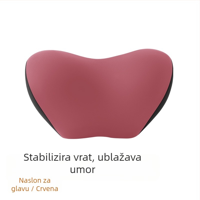 Auto jastuk za glavu i lumbalni jastuk za vožnju, podrška vrata, punilo od memorijske pamucne, vanjski materijal najlon-spandeks, univerzalna prilagodba za sve sezone