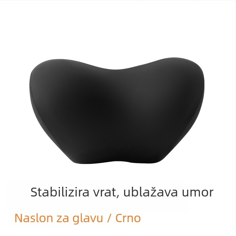 Auto jastuk za glavu i lumbalni jastuk za vožnju, podrška vrata, punilo od memorijske pamucne, vanjski materijal najlon-spandeks, univerzalna prilagodba za sve sezone