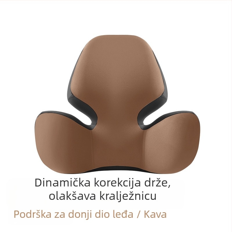 Auto jastuk za glavu i lumbalni jastuk za vožnju, podrška vrata, punilo od memorijske pamucne, vanjski materijal najlon-spandeks, univerzalna prilagodba za sve sezone