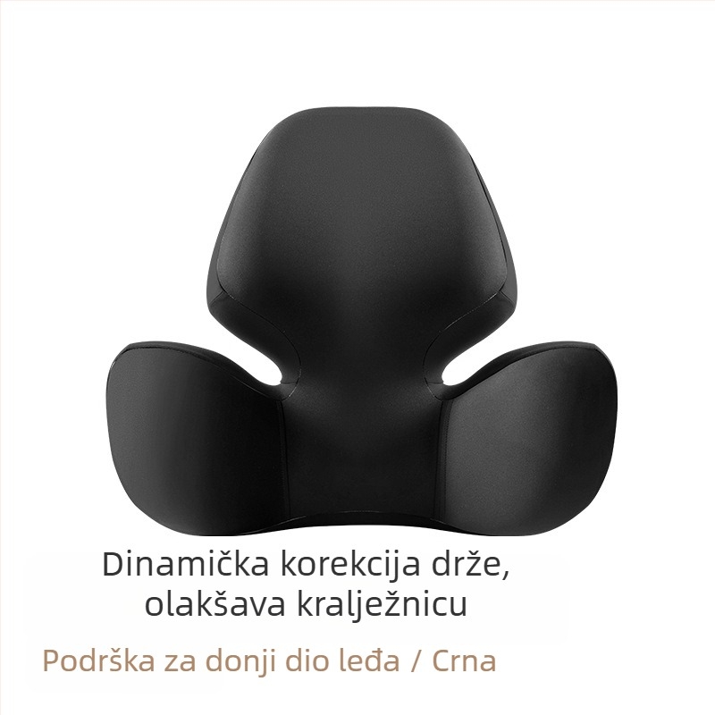 Auto jastuk za glavu i lumbalni jastuk za vožnju, podrška vrata, punilo od memorijske pamucne, vanjski materijal najlon-spandeks, univerzalna prilagodba za sve sezone