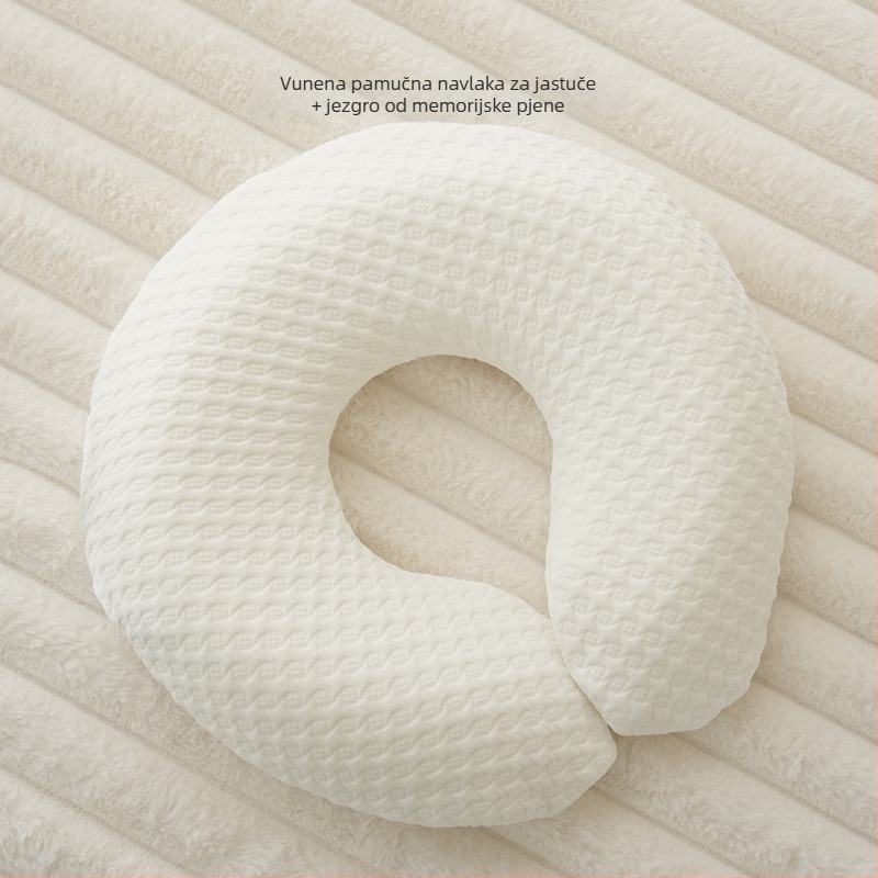 U-oblik jastuk za vrat i lice s pjenom memorijske pjene, Beiyayan, moderan minimalistički stil