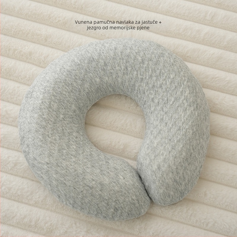 U-oblik jastuk za vrat i lice s pjenom memorijske pjene, Beiyayan, moderan minimalistički stil