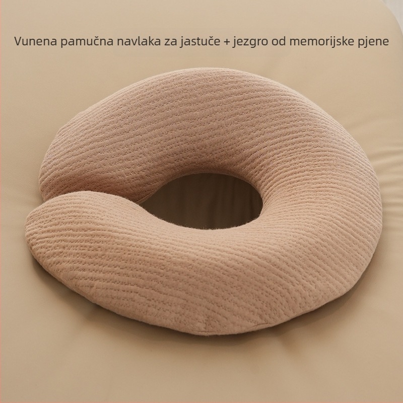 U-oblik jastuk za vrat i lice s pjenom memorijske pjene, Beiyayan, moderan minimalistički stil