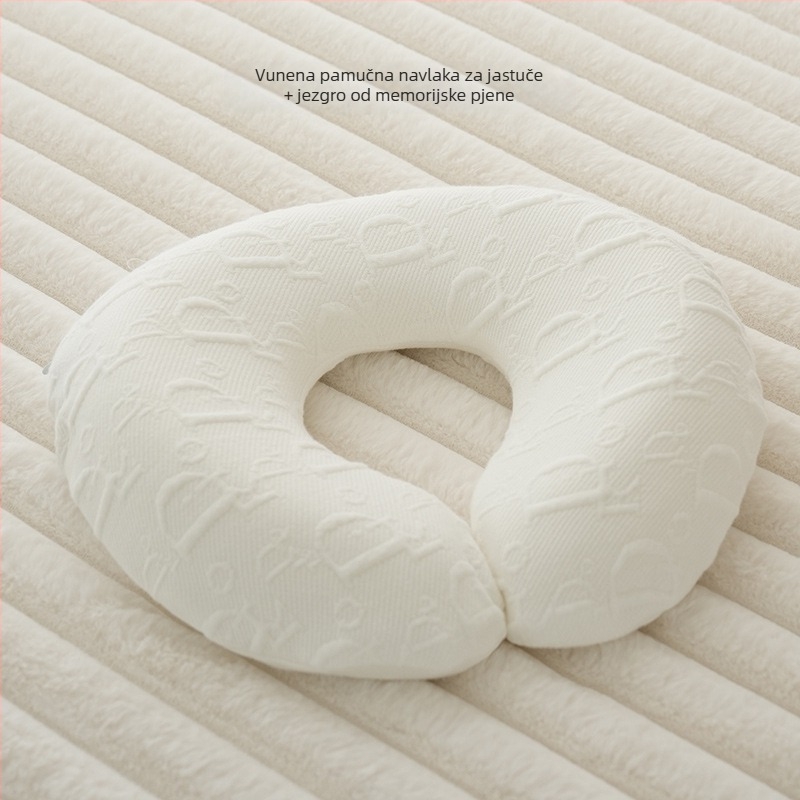 U-oblik jastuk za vrat i lice s pjenom memorijske pjene, Beiyayan, moderan minimalistički stil