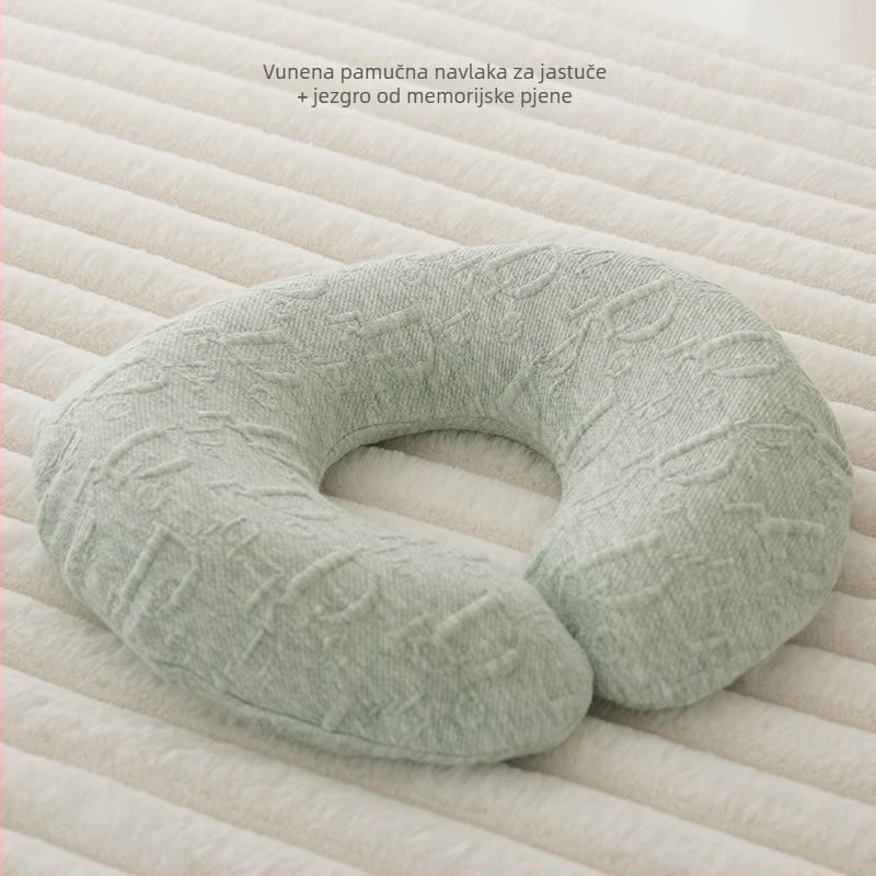 U-oblik jastuk za vrat i lice s pjenom memorijske pjene, Beiyayan, moderan minimalistički stil