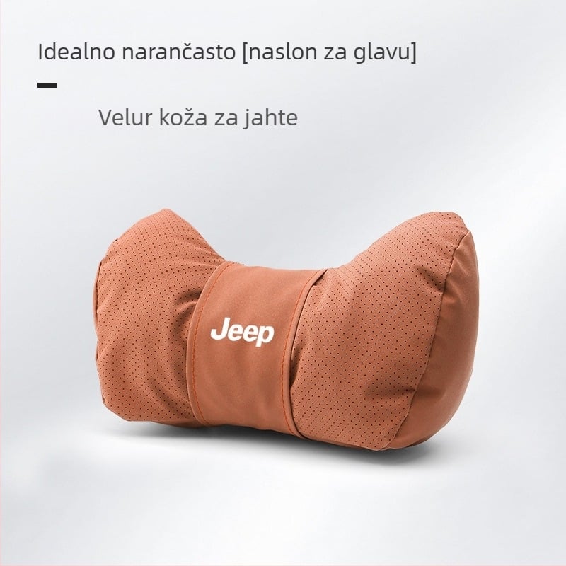 Jastuk za naslon glave i lumbalni jastuk za Jeep Wrangler, Compass, Liberty, Cherokee – za sve sezone, jednostavan stil