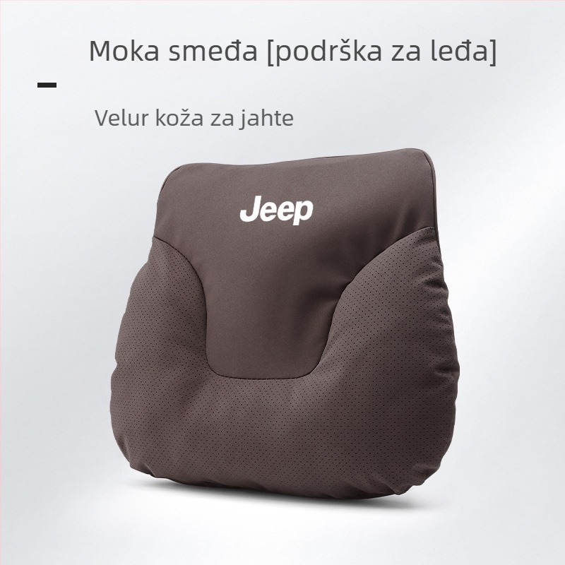 Jastuk za naslon glave i lumbalni jastuk za Jeep Wrangler, Compass, Liberty, Cherokee – za sve sezone, jednostavan stil