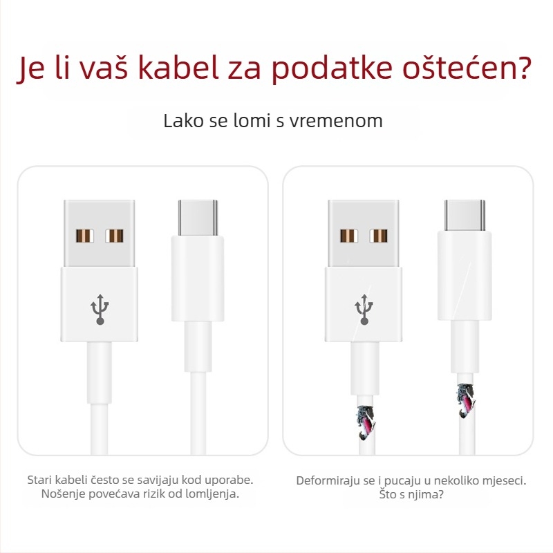 Zaštitna omotnica za kabel za podatke – Marka Jts/Jutai; Model Data cable protective cover; Vrsta uvijanja: zaštitni kabel; Stil uvijanja: minimalistički; Materijal: cijev