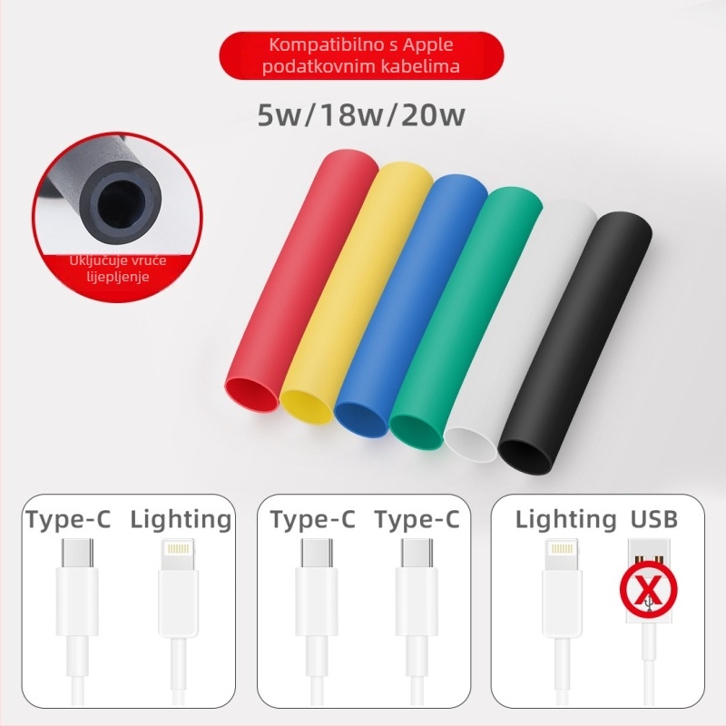 Zaštitna omotnica za kabel za podatke – Marka Jts/Jutai; Model Data cable protective cover; Vrsta uvijanja: zaštitni kabel; Stil uvijanja: minimalistički; Materijal: cijev