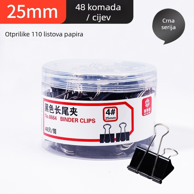 Haiboxin metalni klip za uredske dokumente