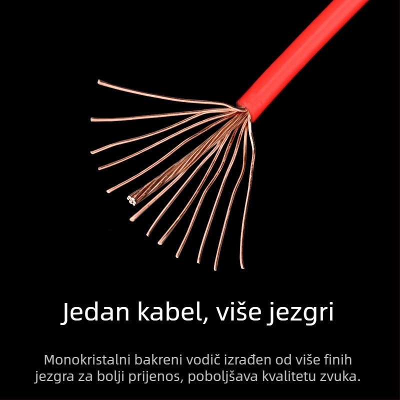 Xangsane XS-DIY07 Trumpet line — monokristalni bakar, jezgro: gol bakreni vodič, bakreni vodič