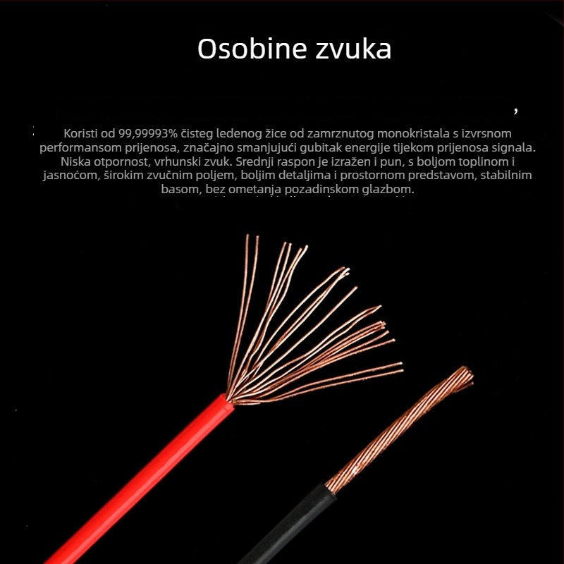 Xangsane XS-DIY07 Trumpet line — monokristalni bakar, jezgro: gol bakreni vodič, bakreni vodič