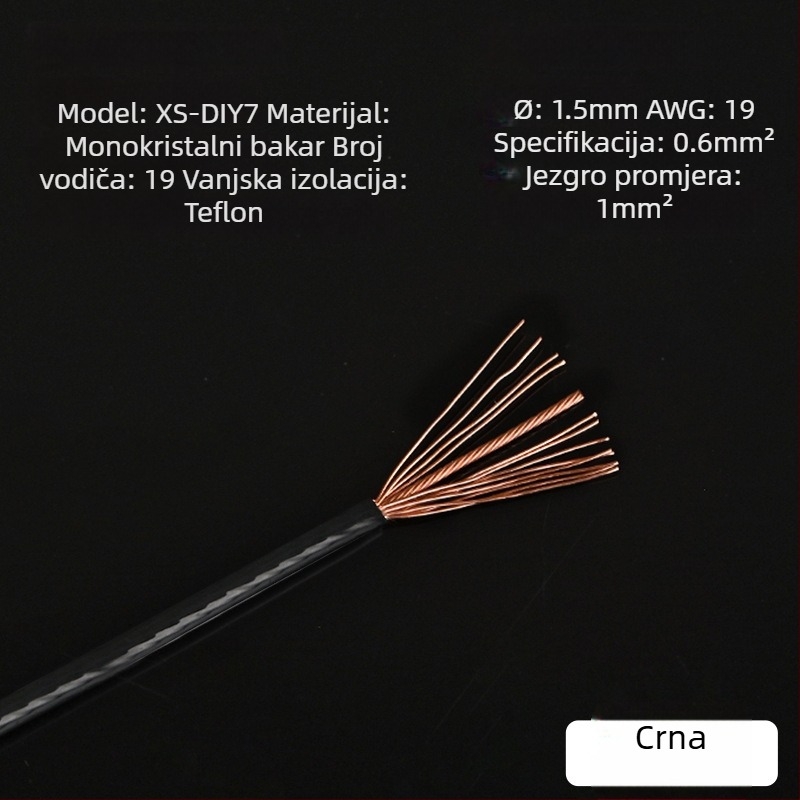 Xangsane XS-DIY07 Trumpet line — monokristalni bakar, jezgro: gol bakreni vodič, bakreni vodič