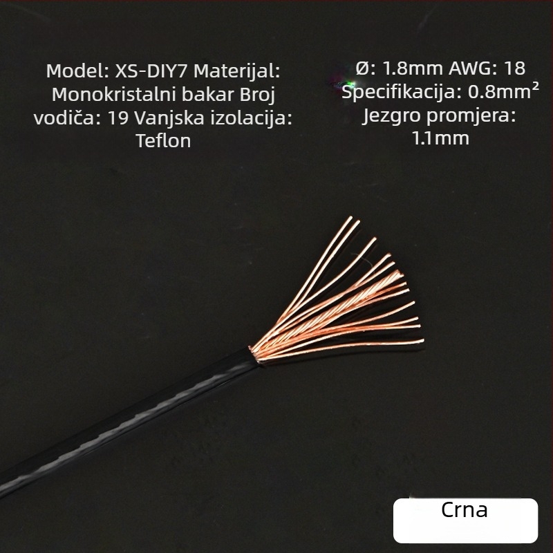 Xangsane XS-DIY07 Trumpet line — monokristalni bakar, jezgro: gol bakreni vodič, bakreni vodič