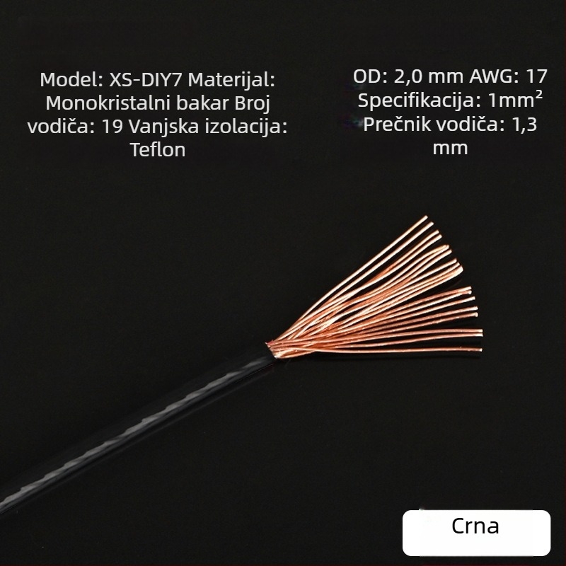 Xangsane XS-DIY07 Trumpet line — monokristalni bakar, jezgro: gol bakreni vodič, bakreni vodič