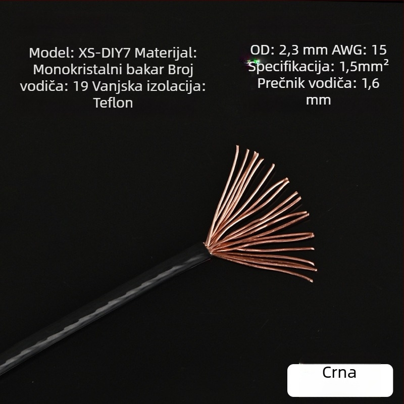 Xangsane XS-DIY07 Trumpet line — monokristalni bakar, jezgro: gol bakreni vodič, bakreni vodič