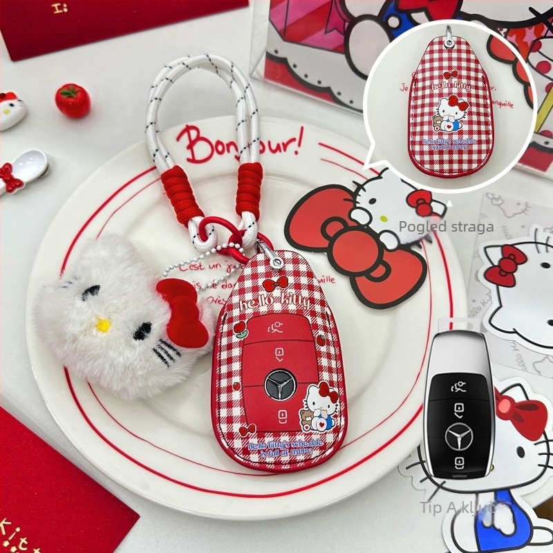 Poklopac za ključ Mercedes-Benz za modele C260L, E300L, GLC300L, A200L, C200L | PU materijal | Visokokvalitetan stil | Mogućnost prilagodbe