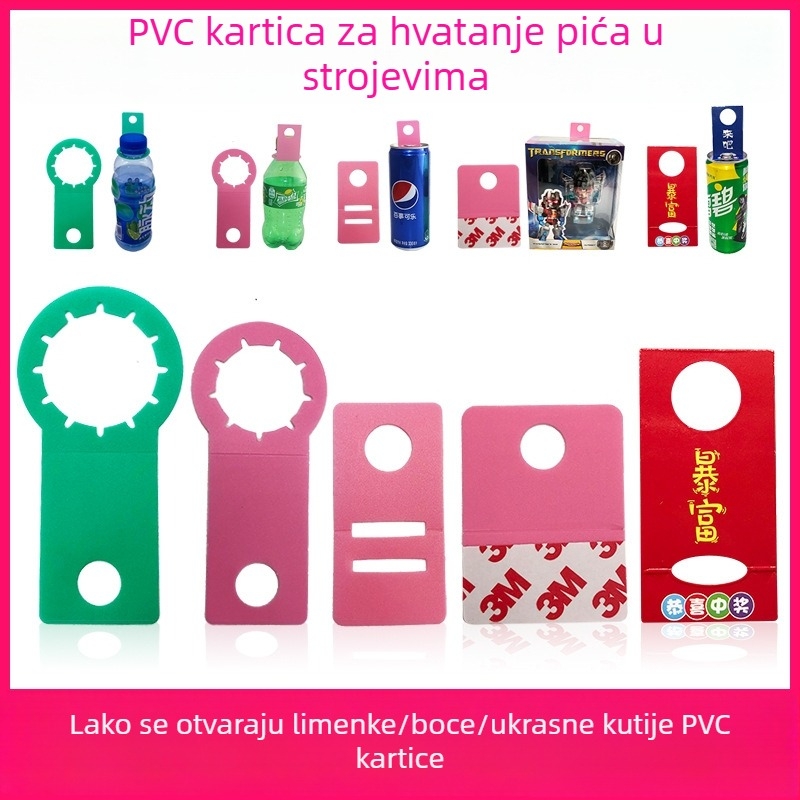 PVC dodatak za mašinu za hvatanje pića, 18×23 cm, 20 kuka, sučelje hvatanja