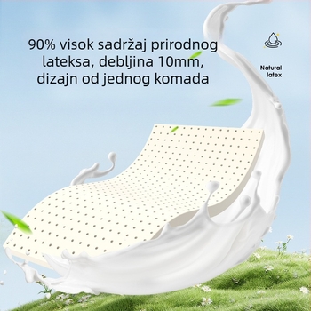 Lateks automobilni putni krevet – višenamjenski sklopivi madrac za stražnje sjedalo; Materijal: 38231866503; Funkcija: Spavanje; Maksimalna nosivost: 150 kg; Težina: 5115; Nije potrebno napuhavanje.