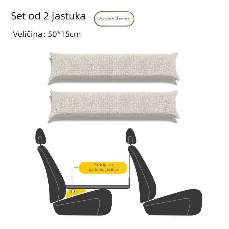 Lateks automobilni putni krevet – višenamjenski sklopivi madrac za stražnje sjedalo; Materijal: 38231866503; Funkcija: Spavanje; Maksimalna nosivost: 150 kg; Težina: 5115; Nije potrebno napuhavanje.