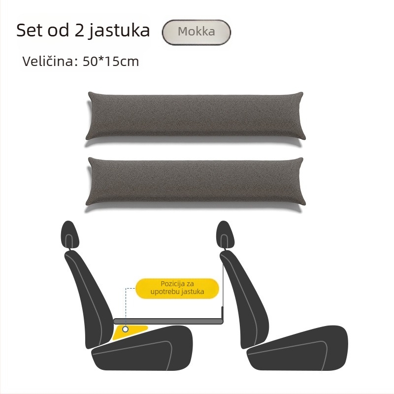 Lateks automobilni putni krevet – višenamjenski sklopivi madrac za stražnje sjedalo; Materijal: 38231866503; Funkcija: Spavanje; Maksimalna nosivost: 150 kg; Težina: 5115; Nije potrebno napuhavanje.