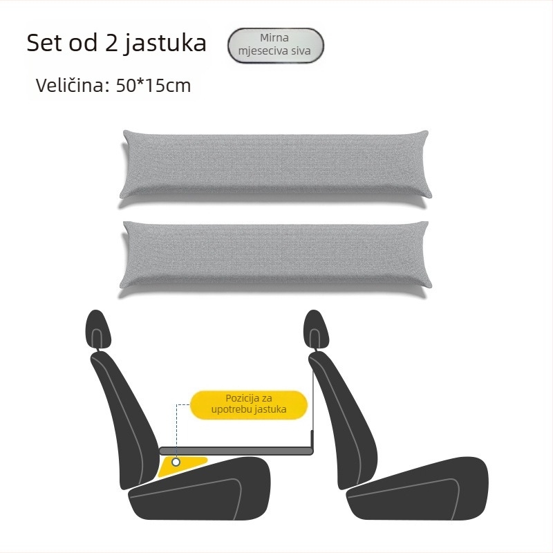 Lateks automobilni putni krevet – višenamjenski sklopivi madrac za stražnje sjedalo; Materijal: 38231866503; Funkcija: Spavanje; Maksimalna nosivost: 150 kg; Težina: 5115; Nije potrebno napuhavanje.