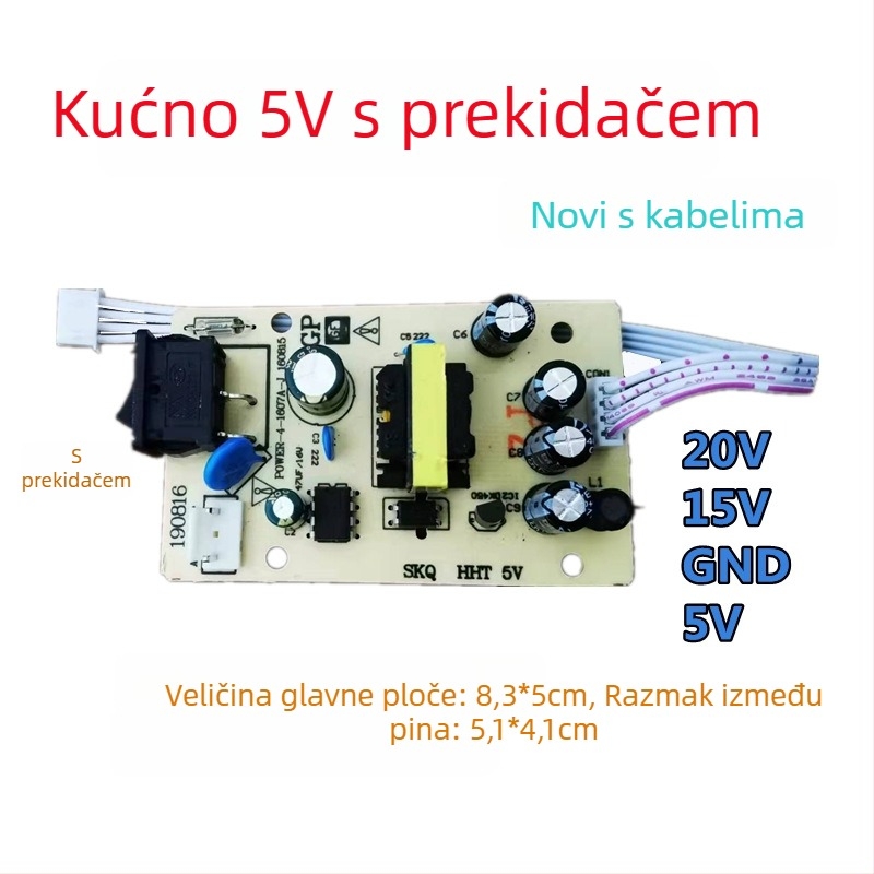 Napajanje ploča za TV set-top box - utor za karticu treće generacije, univerzalna prijemna ploča - Marka SKQ