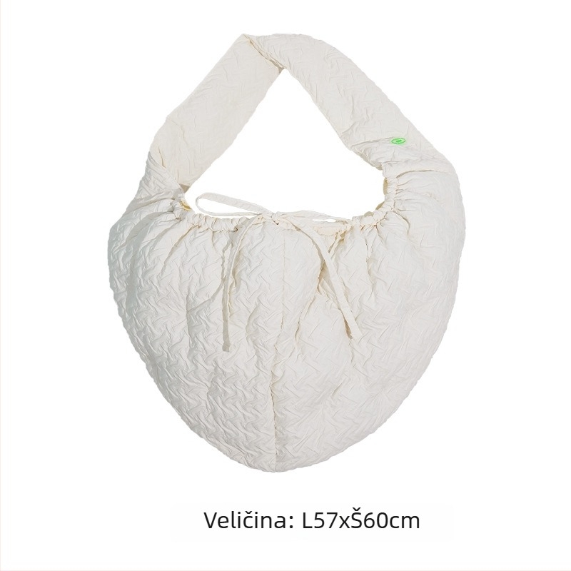 ZEZE Torba za kućne ljubimce preko ramena – mekani materijal, jednobojni uzorak, kapacitet 15000